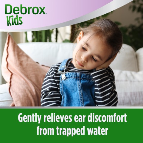 Debrox gently relieves ear discomfort from trapped water